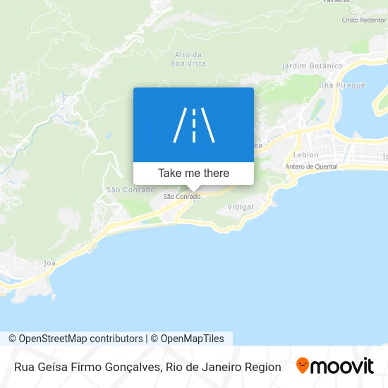 Rua Geísa Firmo Gonçalves map