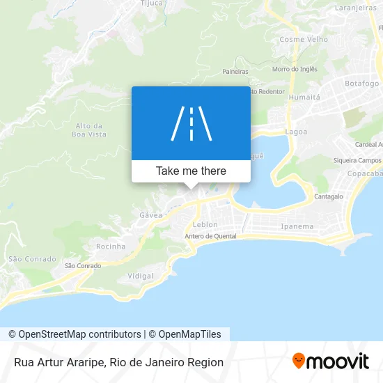 Rua Artur Araripe map