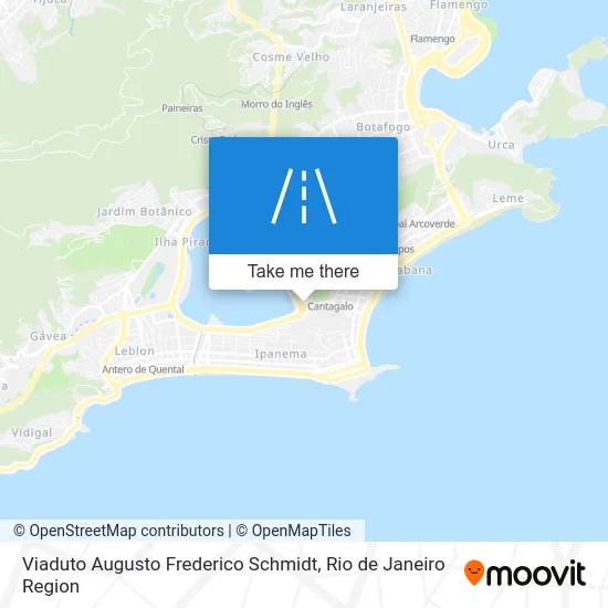 Viaduto Augusto Frederico Schmidt map