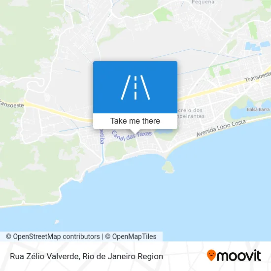 Rua Zélio Valverde map