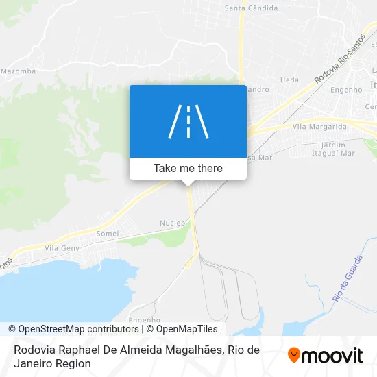 Rodovia Raphael De Almeida Magalhães map