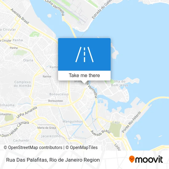 Rua Das Palafitas map