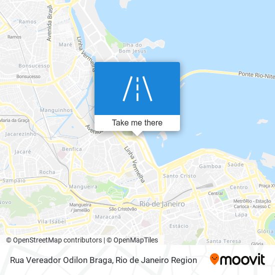 Rua Vereador Odilon Braga map