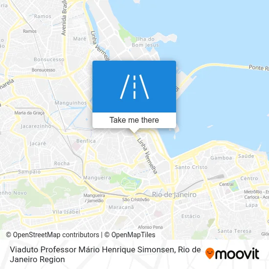 Viaduto Professor Mário Henrique Simonsen map