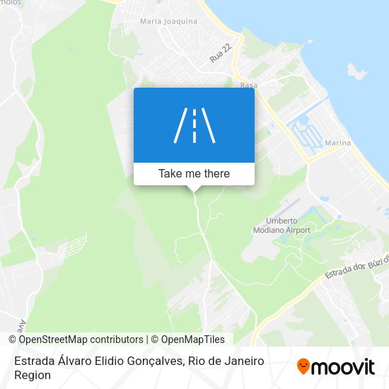 Estrada Álvaro Elidio Gonçalves map