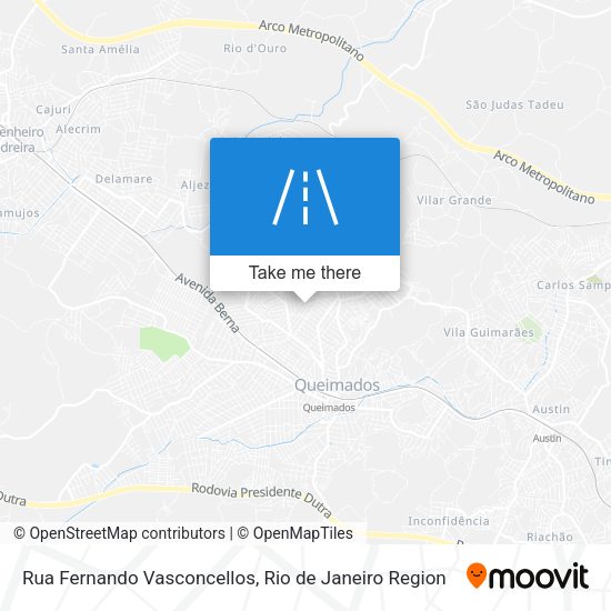 Rua Fernando Vasconcellos map
