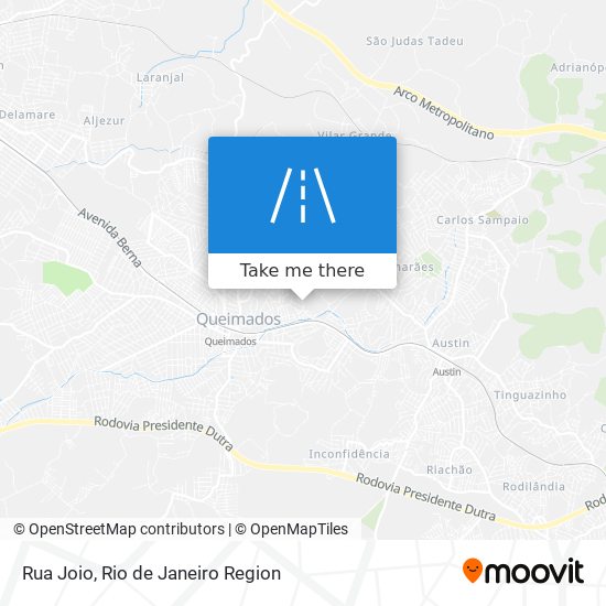 Rua Joio map