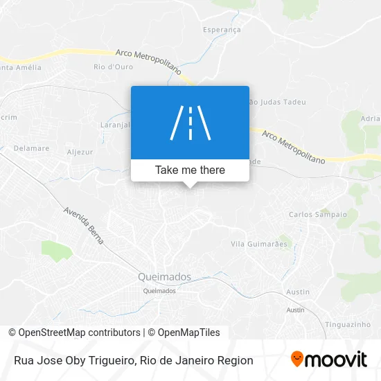 Rua Jose Oby Trigueiro map