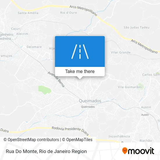 Rua Do Monte map