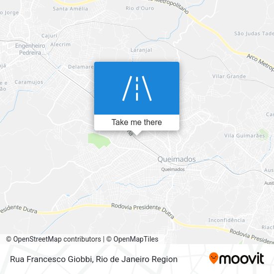 Rua Francesco Giobbi map