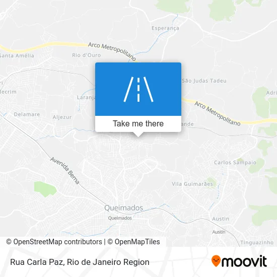 Rua Carla Paz map