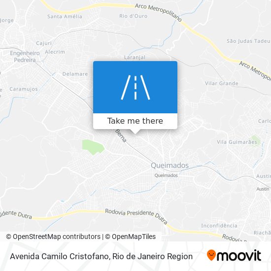 Mapa Avenida Camilo Cristofano