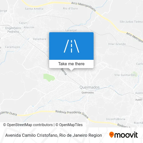 Avenida Camilo Cristofano map