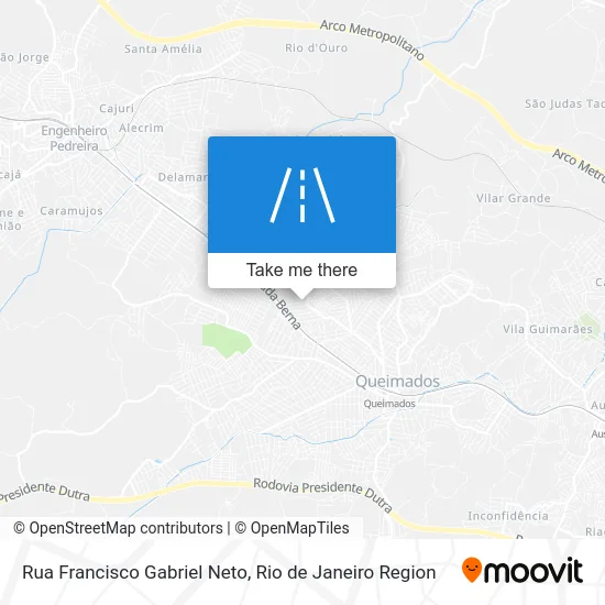 Rua Francisco Gabriel Neto map