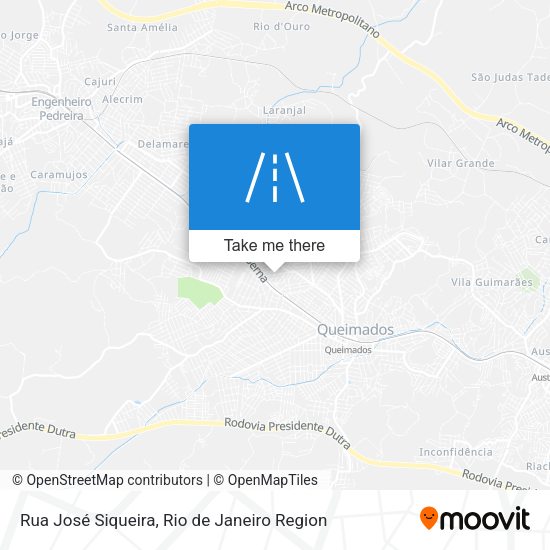 Rua José Siqueira map