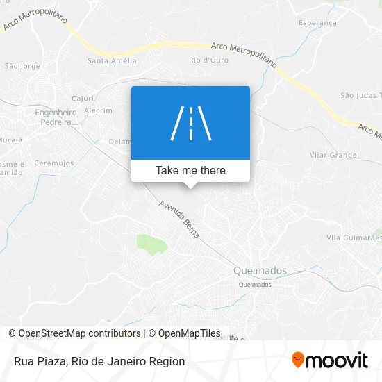 Rua Piaza map