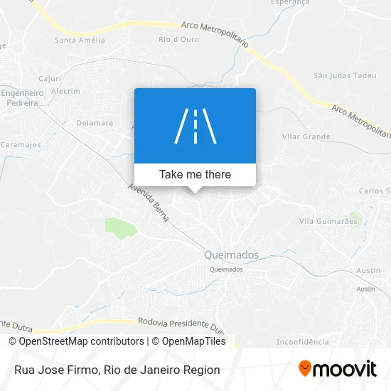 Rua Jose Firmo map