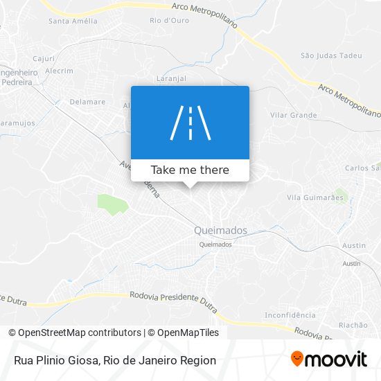 Mapa Rua Plinio Giosa