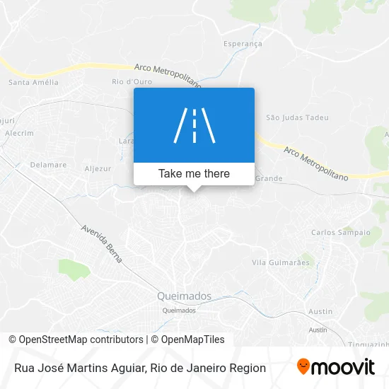 Rua José Martins Aguiar map