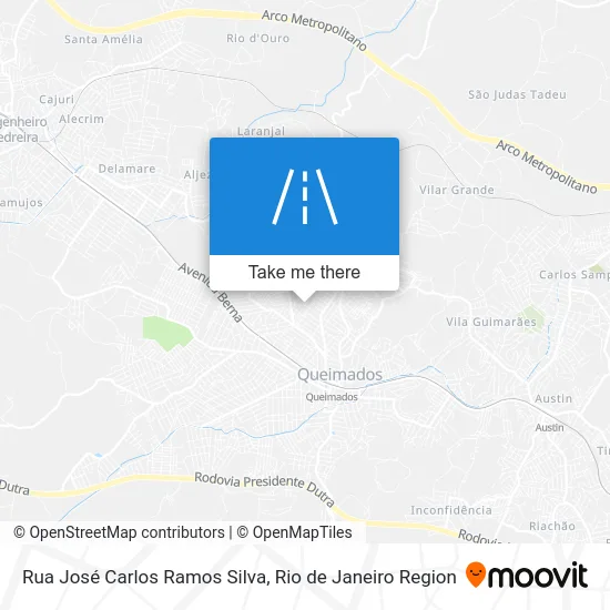 Rua José Carlos Ramos Silva map