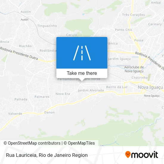 Rua Lauriceia map