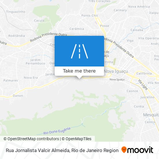 Rua Jornalista Valcir Almeida map