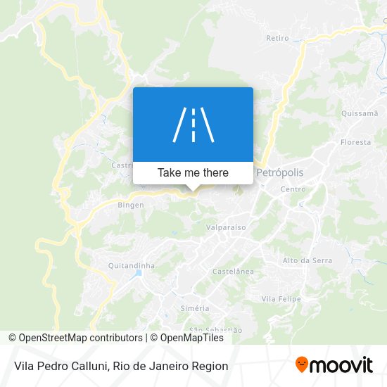 Vila Pedro Calluni map