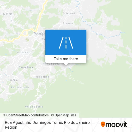 Rua Agostinho Domingos Tomé map