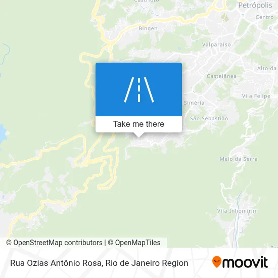 Rua Ozias Antônio Rosa map