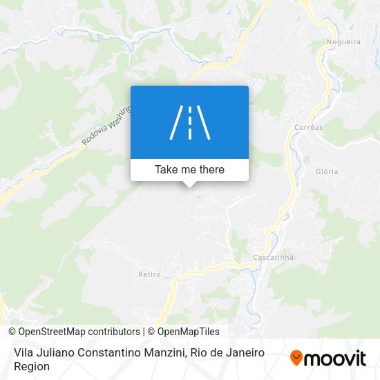 Vila Juliano Constantino Manzini map