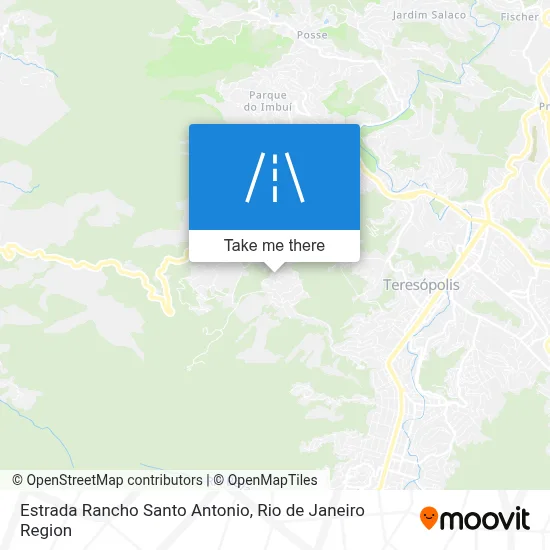 Estrada Rancho Santo Antonio map