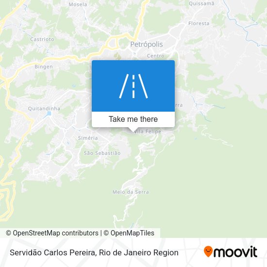 Servidão Carlos Pereira map