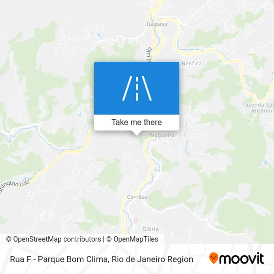 Rua F - Parque Bom Clima map