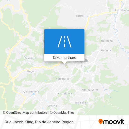 Rua Jacob Kling map