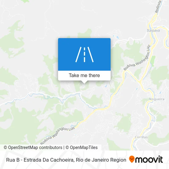 Rua B - Estrada Da Cachoeira map