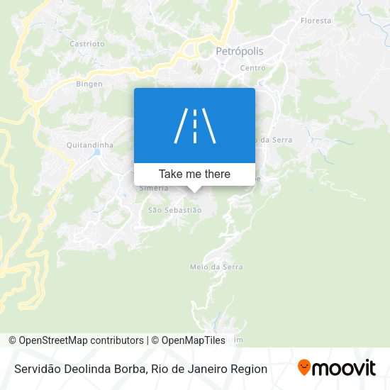 Servidão Deolinda Borba map