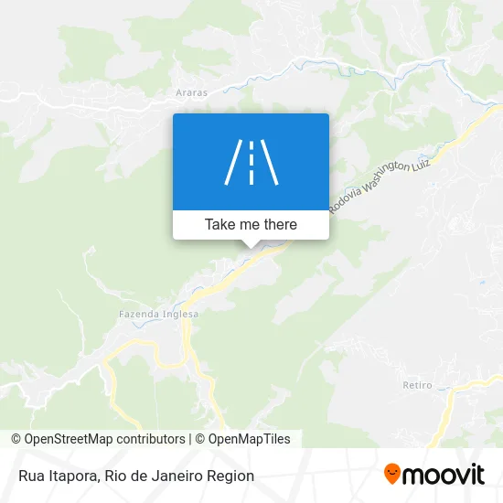 Rua Itapora map