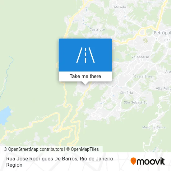 Rua José Rodrigues De Barros map
