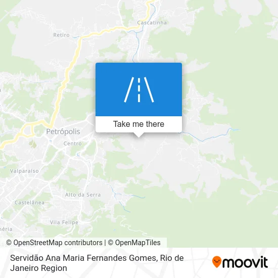 Servidão Ana Maria Fernandes Gomes map
