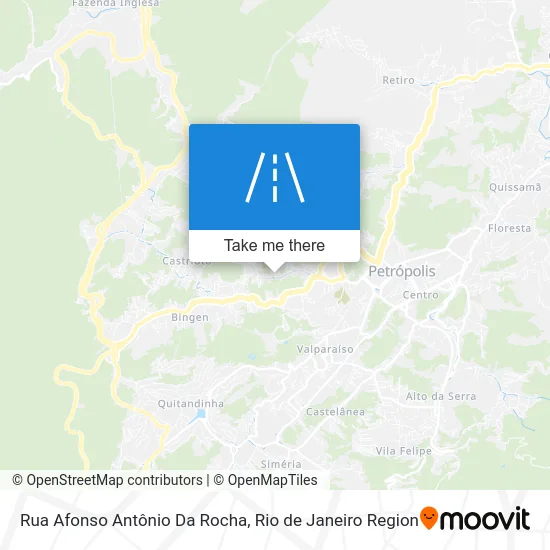 Rua Afonso Antônio Da Rocha map