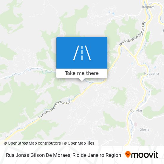 Rua Jonas Gilson De Moraes map