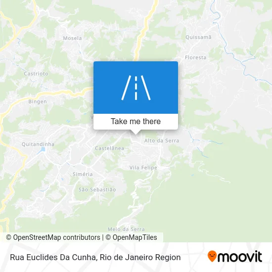Rua Euclides Da Cunha map
