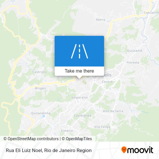 Rua Eli Luiz Noel map