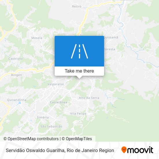 Servidão Oswaldo Guarilha map