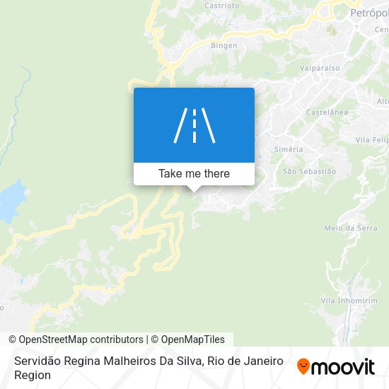 Servidão Regina Malheiros Da Silva map