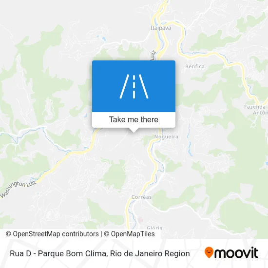 Rua D - Parque Bom Clima map