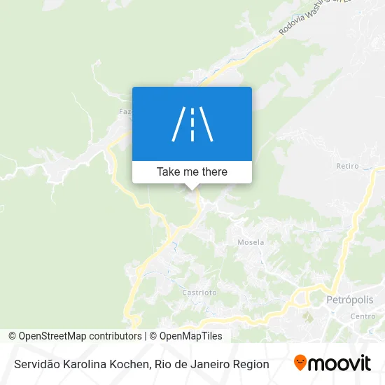 Servidão Karolina Kochen map