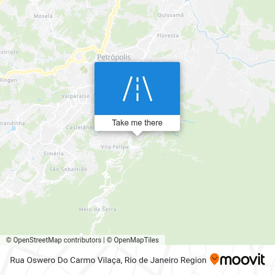 Rua Oswero Do Carmo Vilaça map