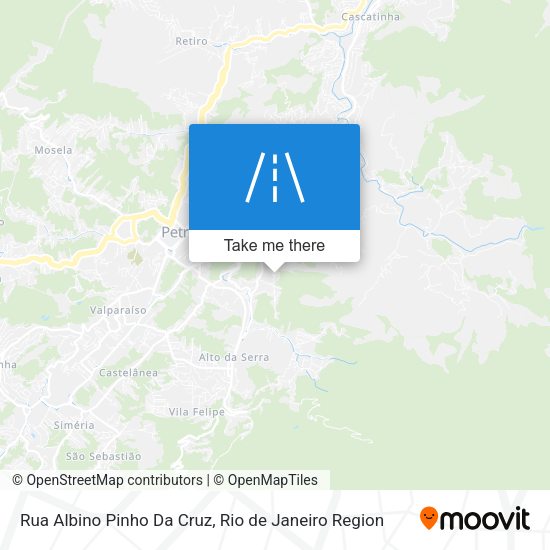 Rua Albino Pinho Da Cruz map