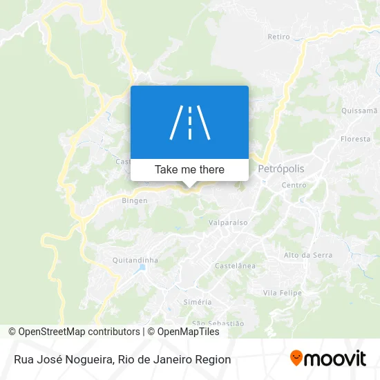 Rua José Nogueira map